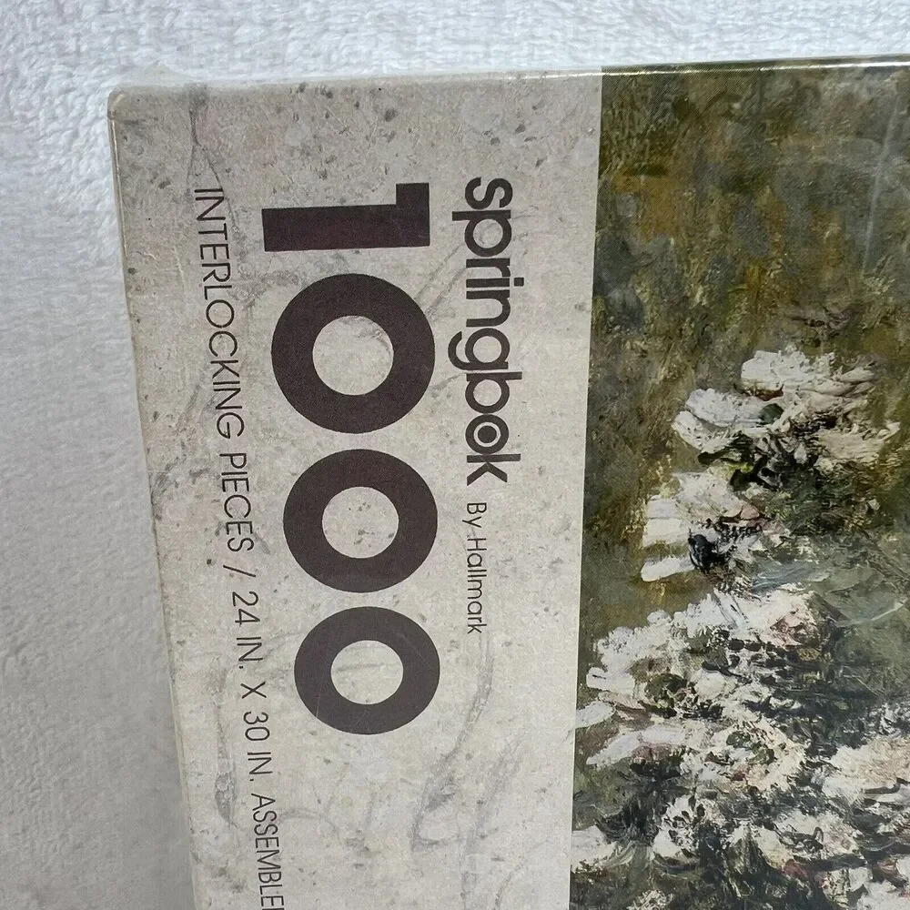 Springbok Puzzle 1000 Vase of Flowers Claude Monet New In Box‎ Sealed
